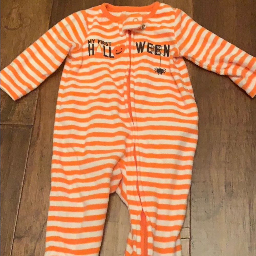 Footed, halloween pajamas